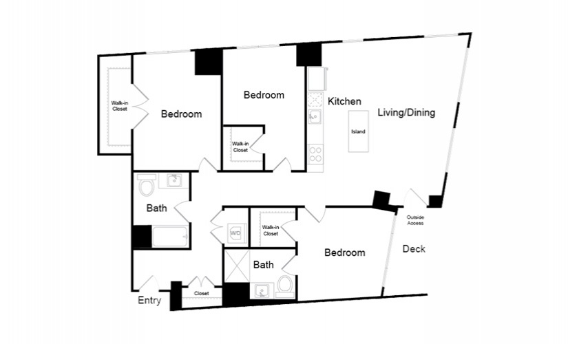 Available studio, one, two, or three bedroom apartments in Boston, MA Serenity