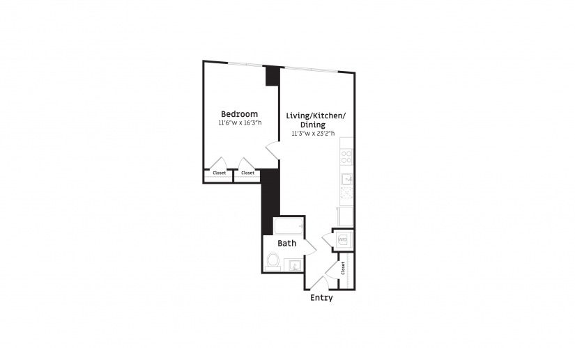 1 Bed A3