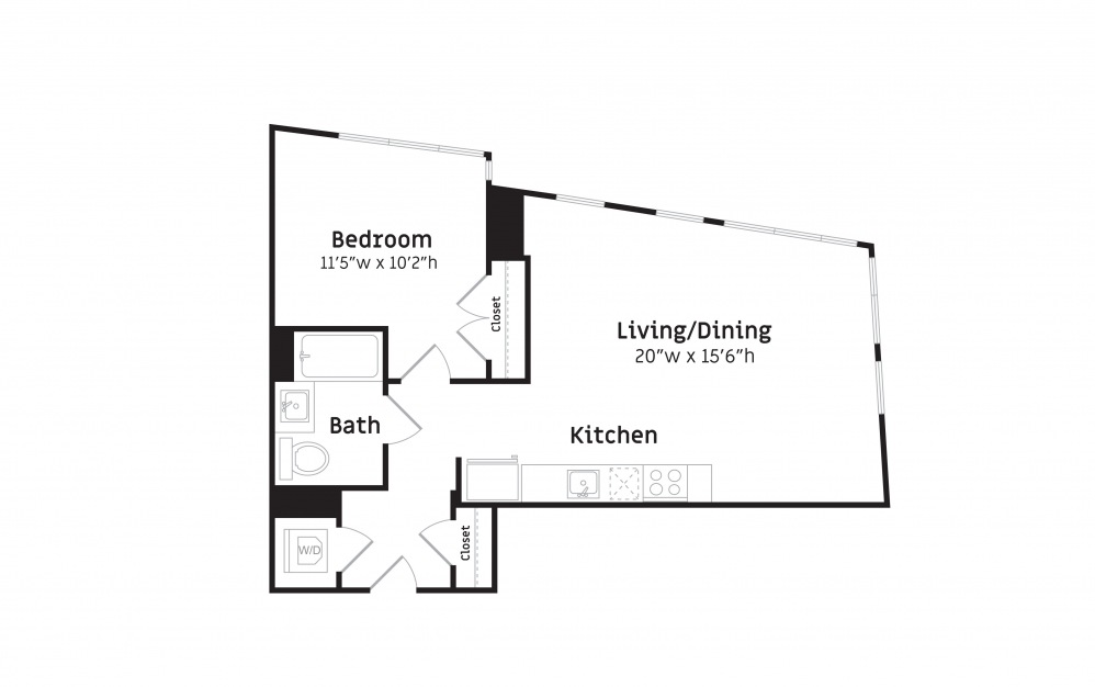 A9 1 Bedroom Layout